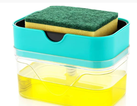 Manual 2 In 1 Soap Pump Plastic Dispenser